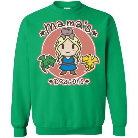 Sweatshirts Irish Green / Small Mamas Dragons Crewneck Sweatshirt