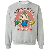 Sweatshirts Sport Grey / Small Mamas Dragons Crewneck Sweatshirt