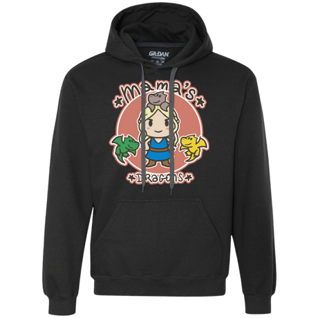 Sweatshirts Black / Small Mamas Dragons Premium Fleece Hoodie