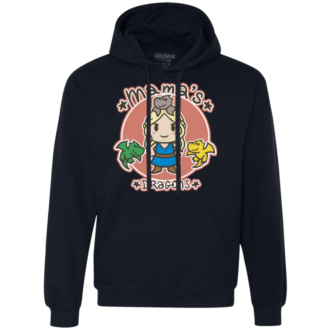 Sweatshirts Navy / Small Mamas Dragons Premium Fleece Hoodie