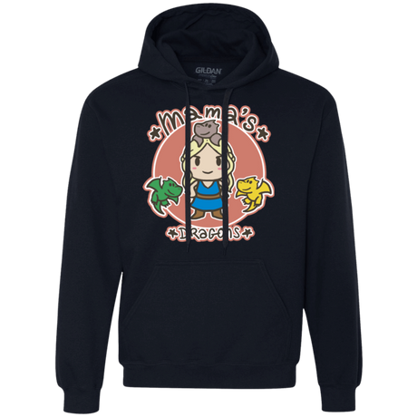 Sweatshirts Navy / Small Mamas Dragons Premium Fleece Hoodie