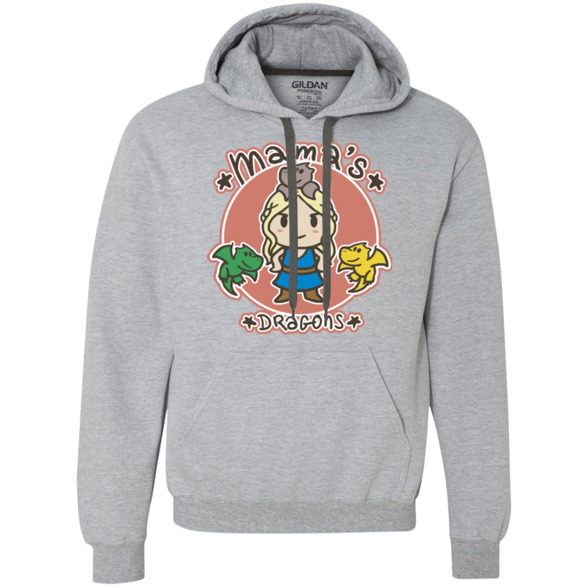 Sweatshirts Sport Grey / Small Mamas Dragons Premium Fleece Hoodie