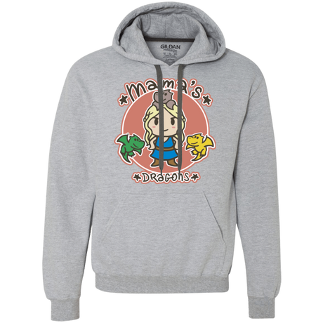 Sweatshirts Sport Grey / Small Mamas Dragons Premium Fleece Hoodie