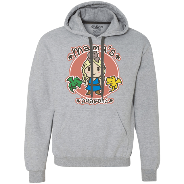 Sweatshirts Sport Grey / Small Mamas Dragons Premium Fleece Hoodie