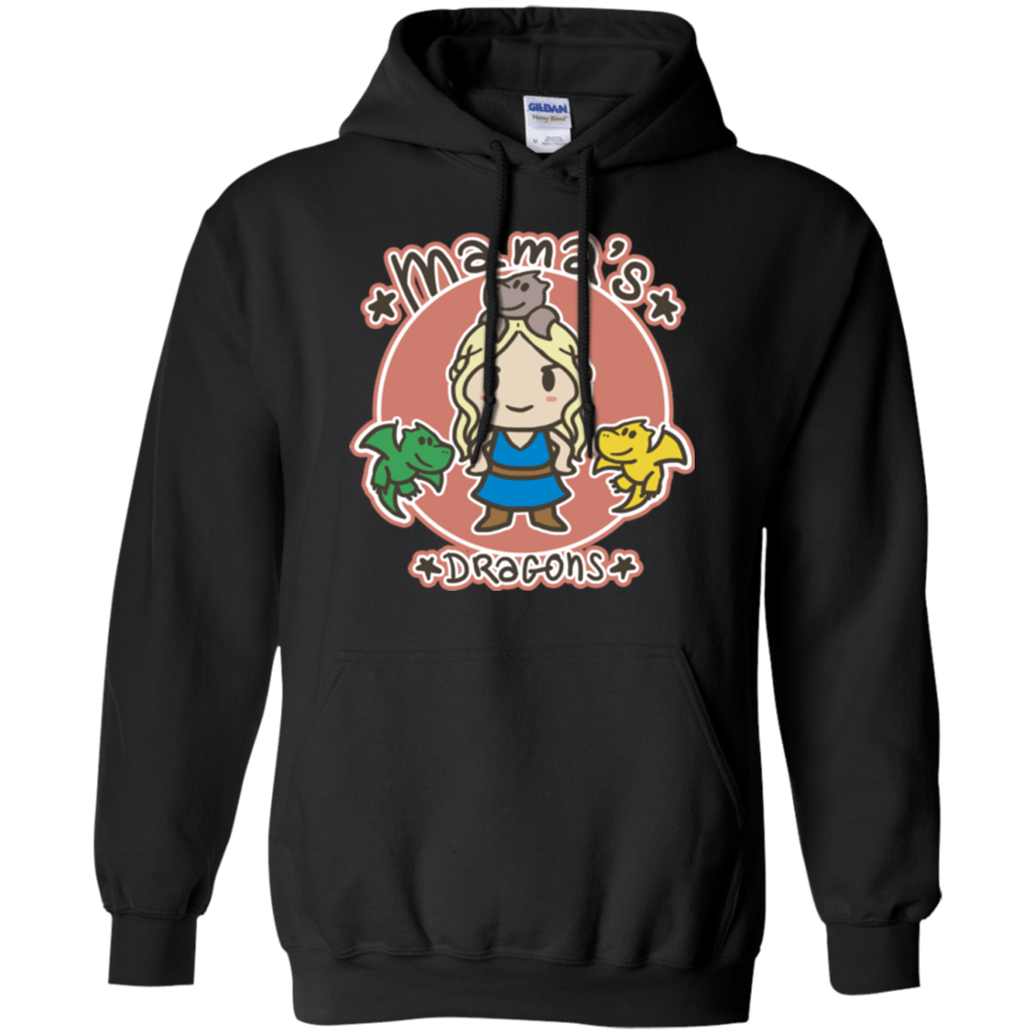 Sweatshirts Black / Small Mamas Dragons Pullover Hoodie