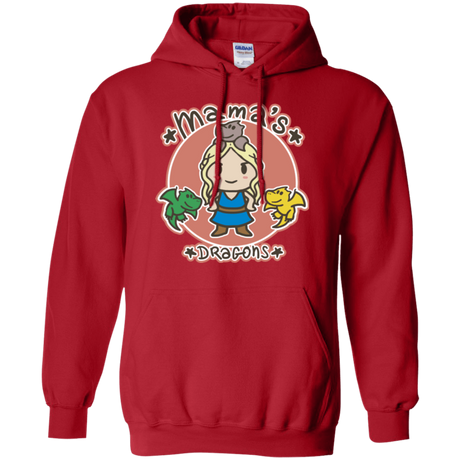 Sweatshirts Red / Small Mamas Dragons Pullover Hoodie