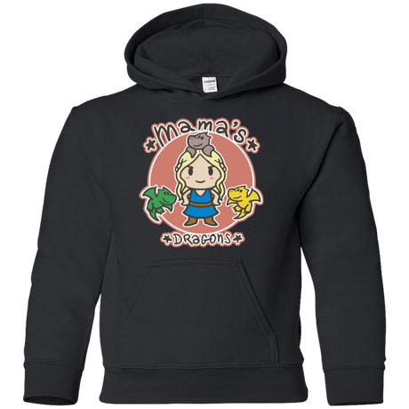Sweatshirts Black / YS Mamas Dragons Youth Hoodie