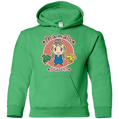 Sweatshirts Irish Green / YS Mamas Dragons Youth Hoodie