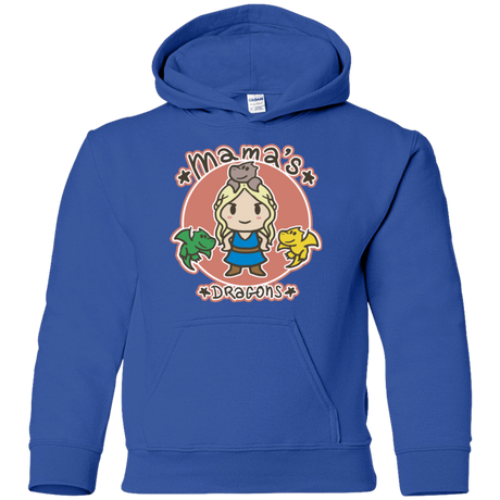 Sweatshirts Royal / YS Mamas Dragons Youth Hoodie