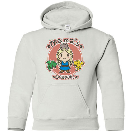 Sweatshirts White / YS Mamas Dragons Youth Hoodie