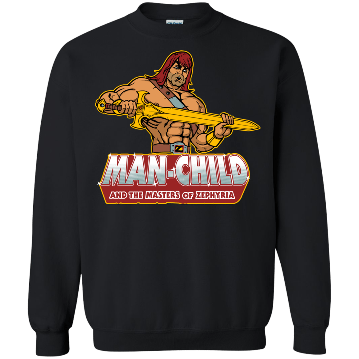 Sweatshirts Black / S Man Child Crewneck Sweatshirt