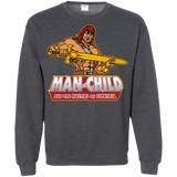 Sweatshirts Dark Heather / S Man Child Crewneck Sweatshirt