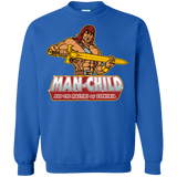 Sweatshirts Royal / S Man Child Crewneck Sweatshirt