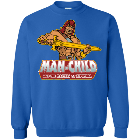 Sweatshirts Royal / S Man Child Crewneck Sweatshirt