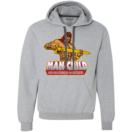 Sweatshirts Sport Grey / S Man Child Premium Fleece Hoodie