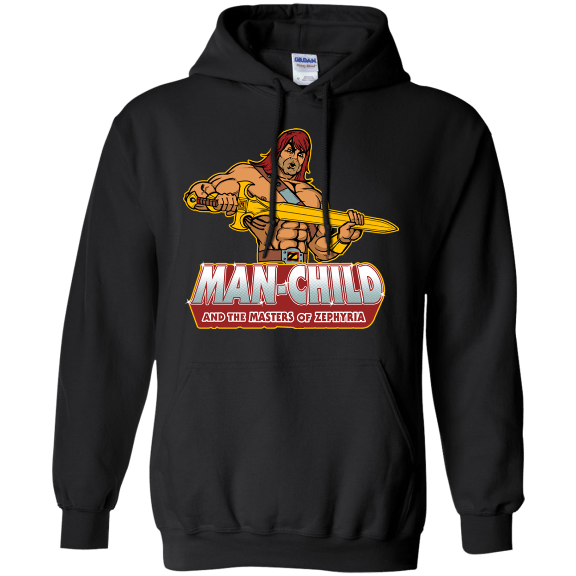 Sweatshirts Black / S Man Child Pullover Hoodie