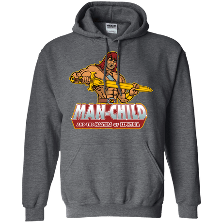 Sweatshirts Dark Heather / S Man Child Pullover Hoodie