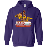 Sweatshirts Purple / S Man Child Pullover Hoodie