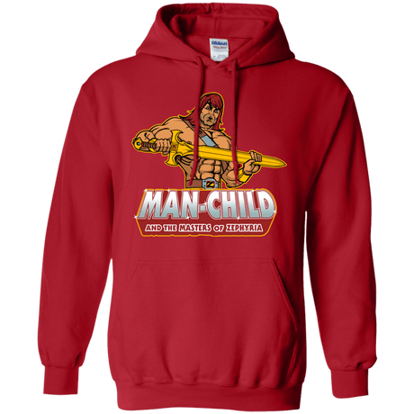 Sweatshirts Red / S Man Child Pullover Hoodie