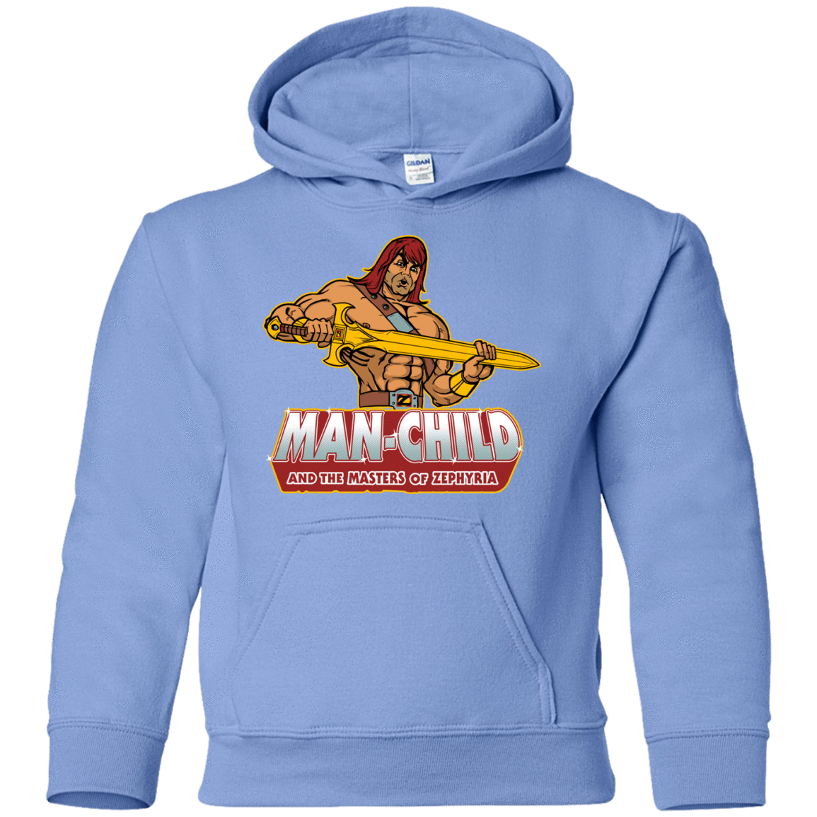 Sweatshirts Carolina Blue / YS Man Child Youth Hoodie