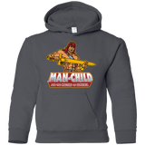 Sweatshirts Charcoal / YS Man Child Youth Hoodie