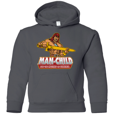 Sweatshirts Charcoal / YS Man Child Youth Hoodie