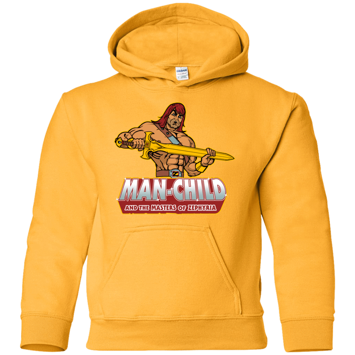 Sweatshirts Gold / YS Man Child Youth Hoodie