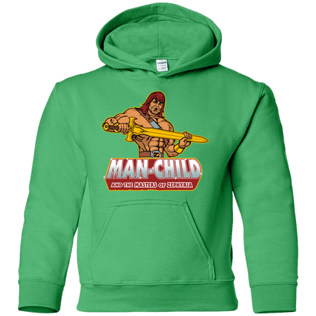 Sweatshirts Irish Green / YS Man Child Youth Hoodie