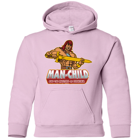 Sweatshirts Light Pink / YS Man Child Youth Hoodie