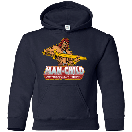 Sweatshirts Navy / YS Man Child Youth Hoodie