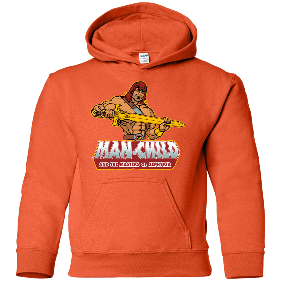 Sweatshirts Orange / YS Man Child Youth Hoodie