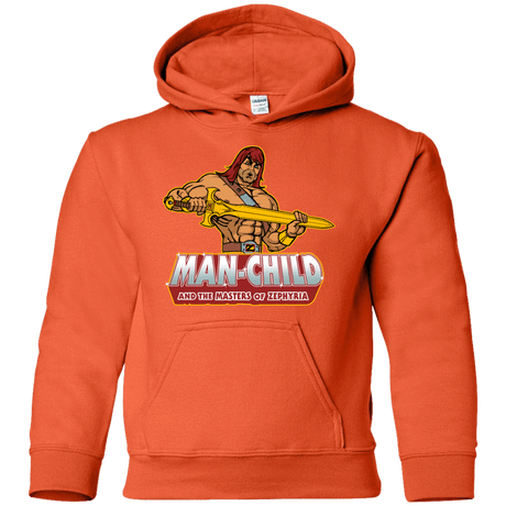 Sweatshirts Orange / YS Man Child Youth Hoodie