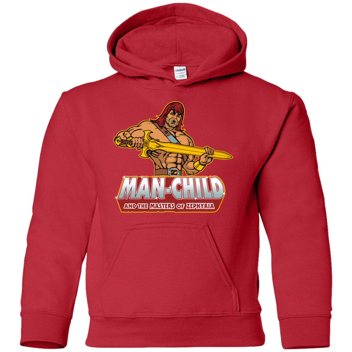 Sweatshirts Red / YS Man Child Youth Hoodie