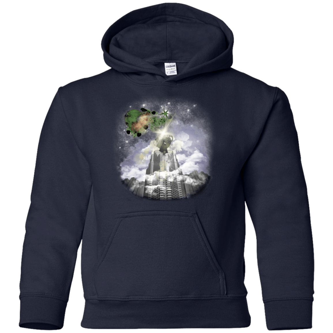 Sweatshirts Navy / YS Man of Tomorrow Youth Hoodie