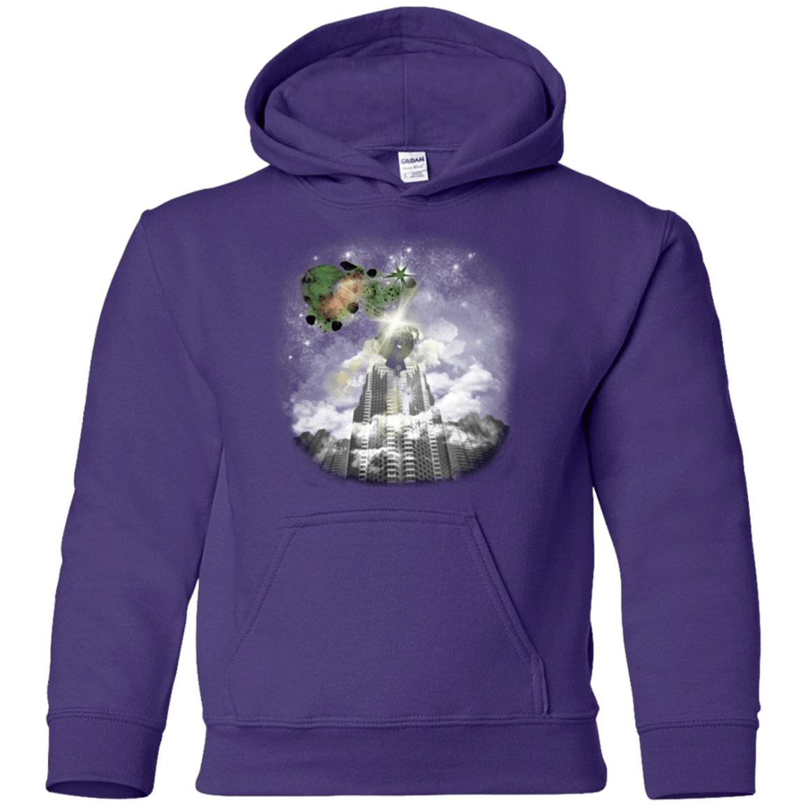 Sweatshirts Purple / YS Man of Tomorrow Youth Hoodie