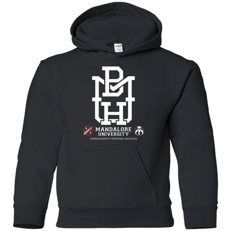 Sweatshirts Black / YS Mandalore U Youth Hoodie