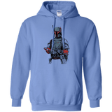 Sweatshirts Carolina Blue / Small Mandalorian Bounty Hunter Pullover Hoodie