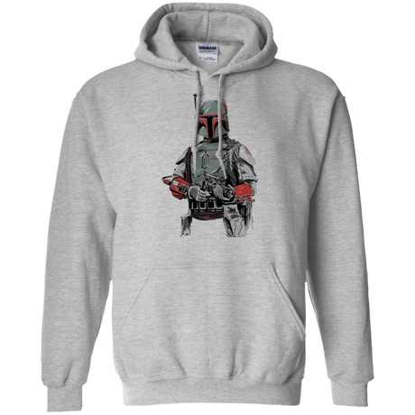 Sweatshirts Sport Grey / Small Mandalorian Bounty Hunter Pullover Hoodie