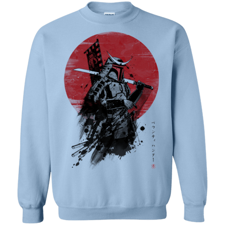 Sweatshirts Light Blue / Small Mandalorian Samurai Crewneck Sweatshirt