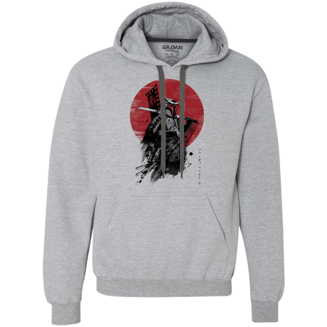Sweatshirts Sport Grey / Small Mandalorian Samurai Premium Fleece Hoodie
