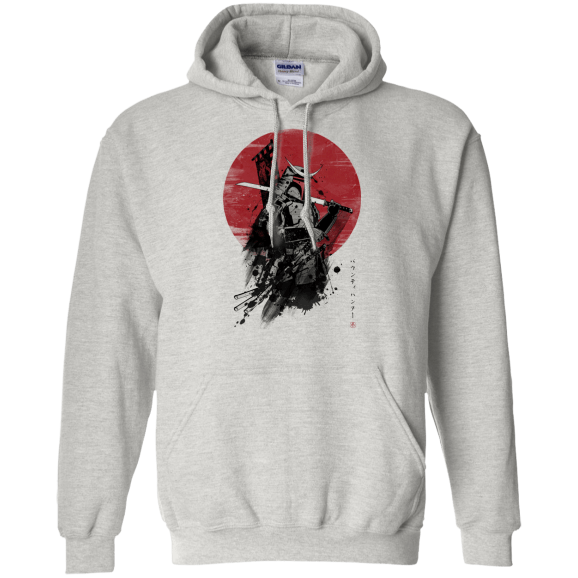 Sweatshirts Ash / Small Mandalorian Samurai Pullover Hoodie