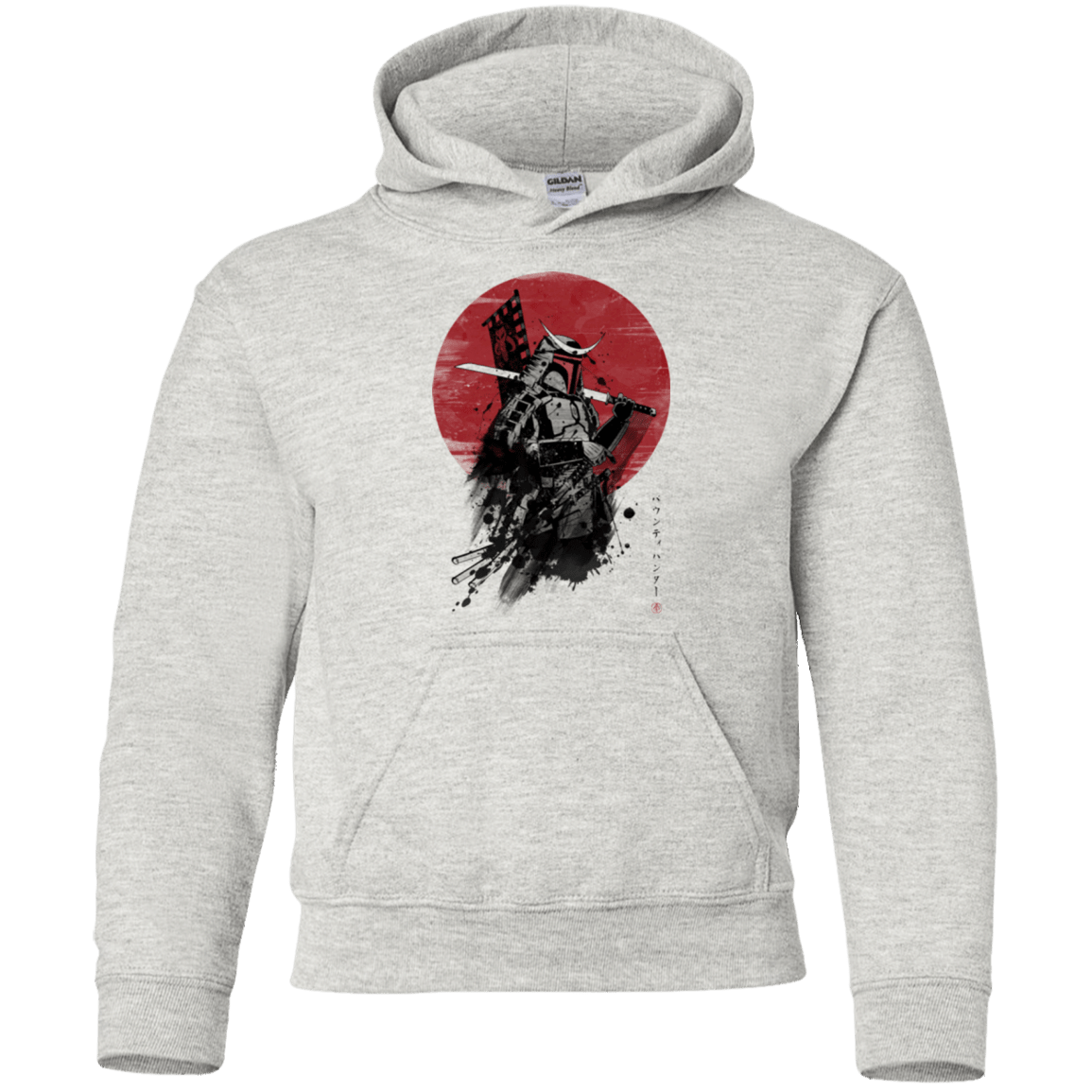 Sweatshirts Ash / YS Mandalorian Samurai Youth Hoodie