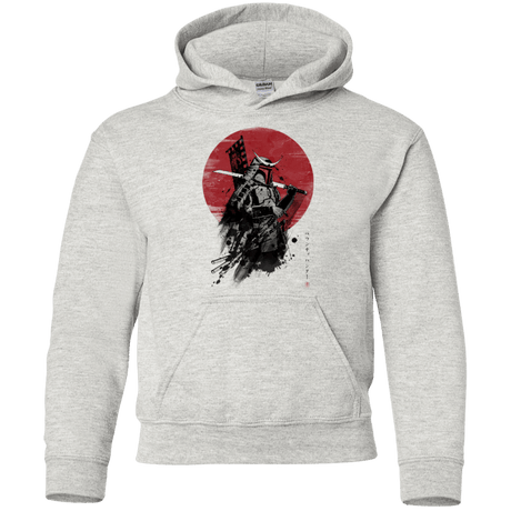Sweatshirts Ash / YS Mandalorian Samurai Youth Hoodie