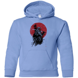 Sweatshirts Carolina Blue / YS Mandalorian Samurai Youth Hoodie