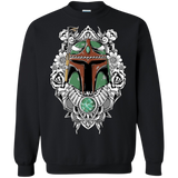 Sweatshirts Black / S Mandalorian Warrior Crewneck Sweatshirt