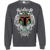 Sweatshirts Dark Heather / S Mandalorian Warrior Crewneck Sweatshirt