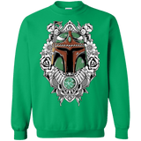 Sweatshirts Irish Green / S Mandalorian Warrior Crewneck Sweatshirt