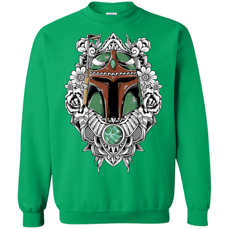 Sweatshirts Irish Green / S Mandalorian Warrior Crewneck Sweatshirt