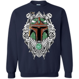 Sweatshirts Navy / S Mandalorian Warrior Crewneck Sweatshirt