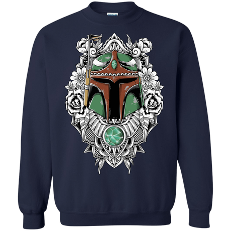 Sweatshirts Navy / S Mandalorian Warrior Crewneck Sweatshirt